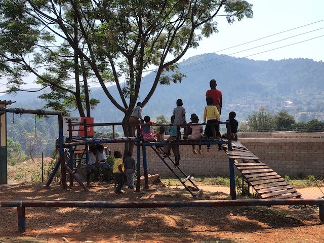 Children playing at Mvutjini NCP