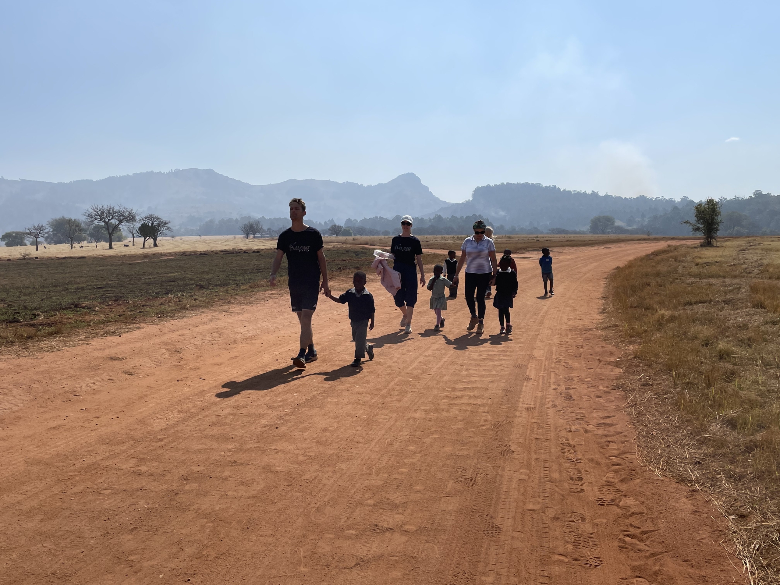 NCP children and volunteers explore the wonders of Mlilwane Wildlife Sanctuary during their exciting field trip game walk.